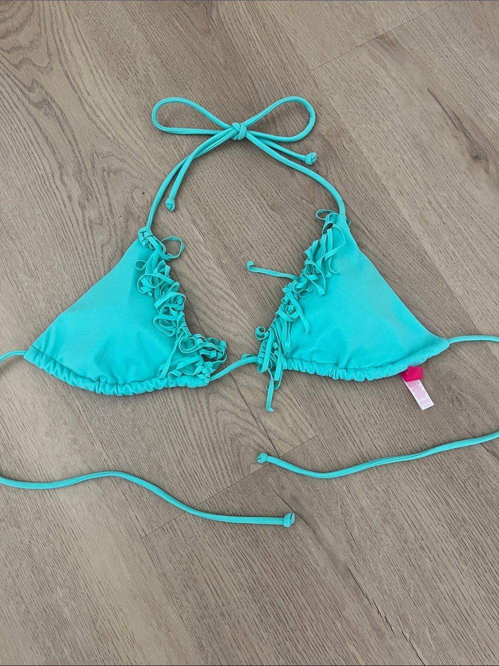 Victorias Secret Fringe Triangle Bikini Top